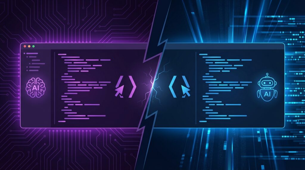 Cursor vs GitHub Copilot side-by-side comparison