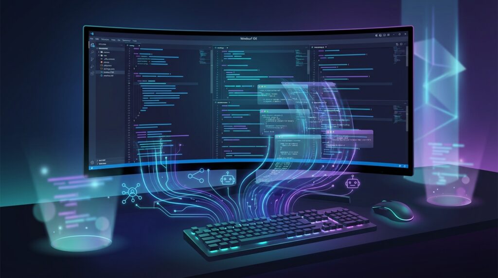 Windsurf IDE AI-first code editor with cascading code suggestions